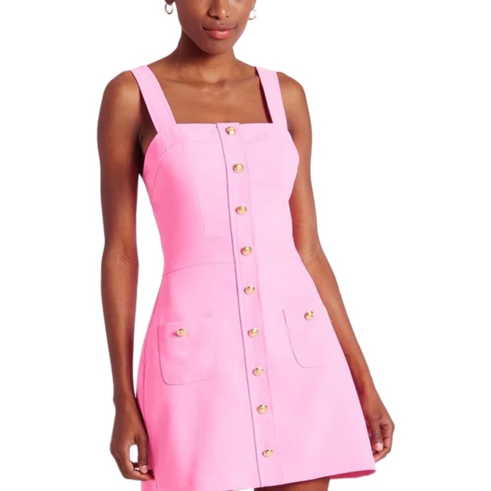 Amanda Uprichard Archie Dress Pink Small